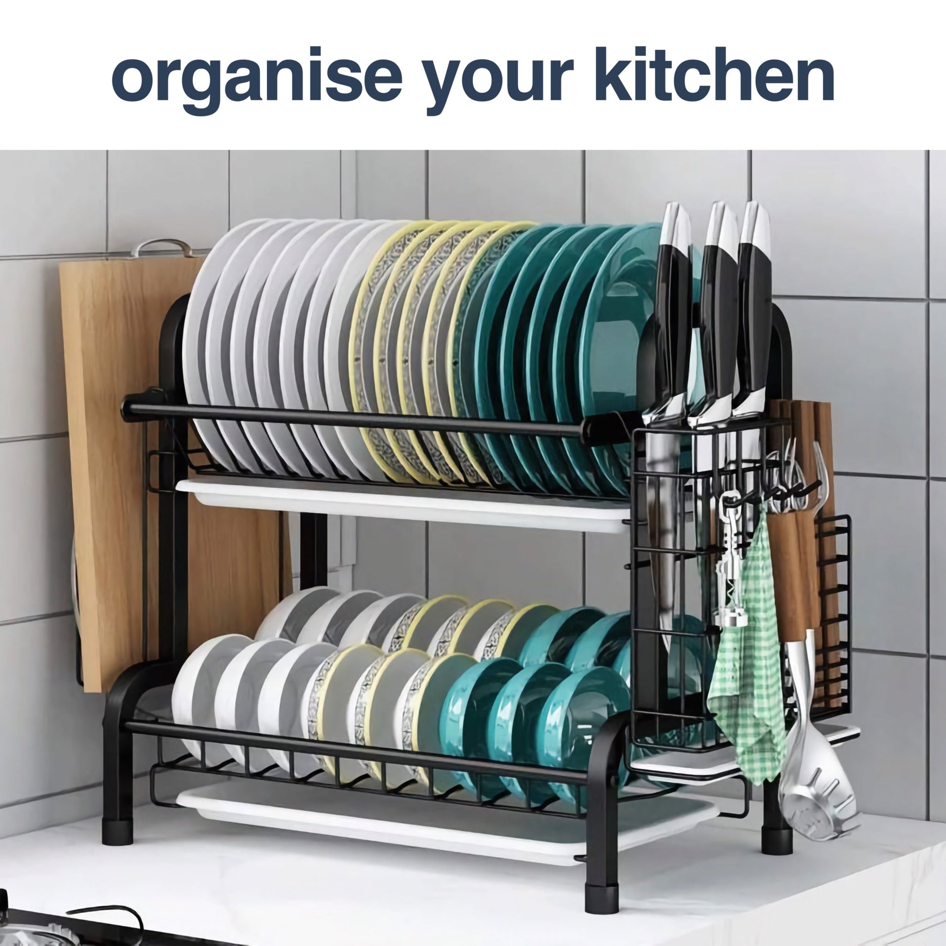 Dish Drying Rack - Dish Racks & Drain Boards - The Organisy
